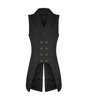 Pentagramme Governor Men Black Waistcoat 